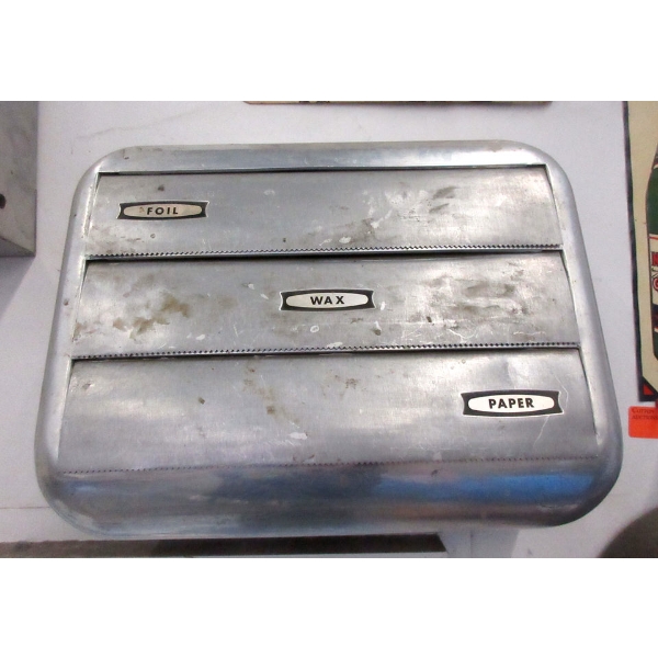 1950s Aluminum Kromex Kitchen Paper Dispenser