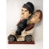 Image 1 : Laurel & Hardy Glazed Ceramic Statue