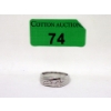 Image 1 : Men's 14 KT Gold .42 Carat Diamond Ring - Size 11