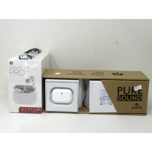 2 Packs of White EarBuds Pro - Total of 14 Sets