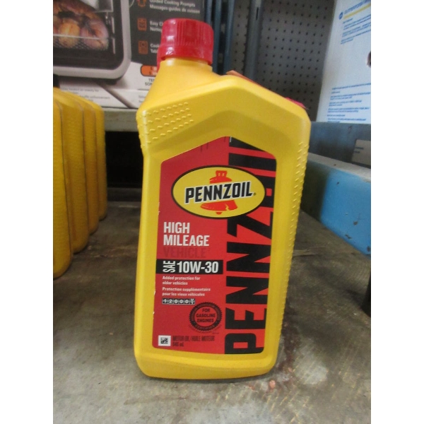 6 x 946 ml Pennzoil SAE 10W-30 Motor Oil
