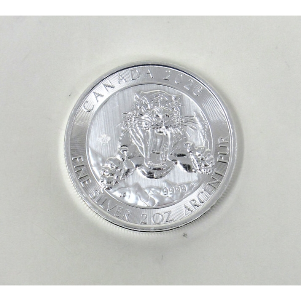 2 Oz .9999 Silver 2023 Sabretooth Tiger Coin 