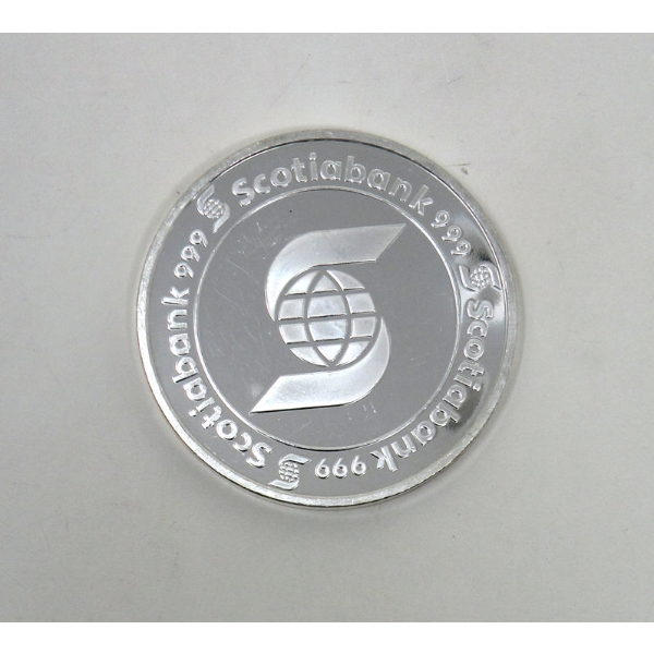5 Oz .999 Silver Scotiabank Investor Round 