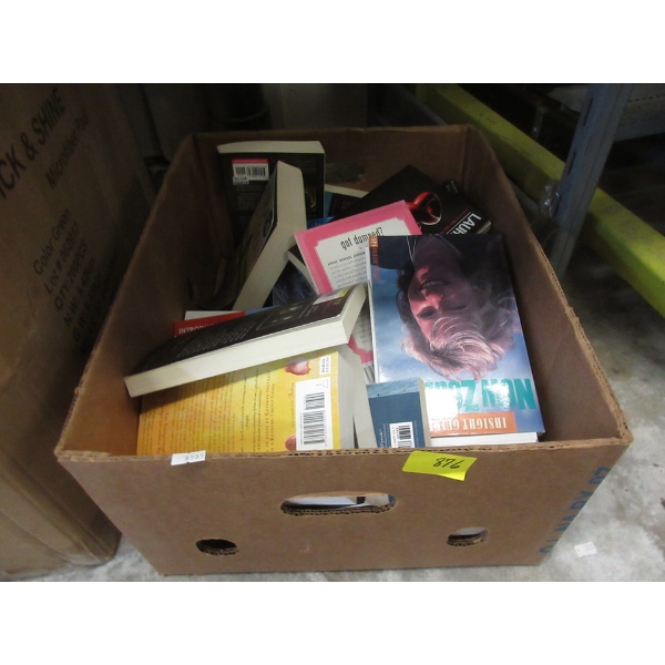 Box of Paper Back Books - Variety of Genres