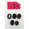Image 1 : 81 CTW of 5 Loose Oval-Shape Gemstones