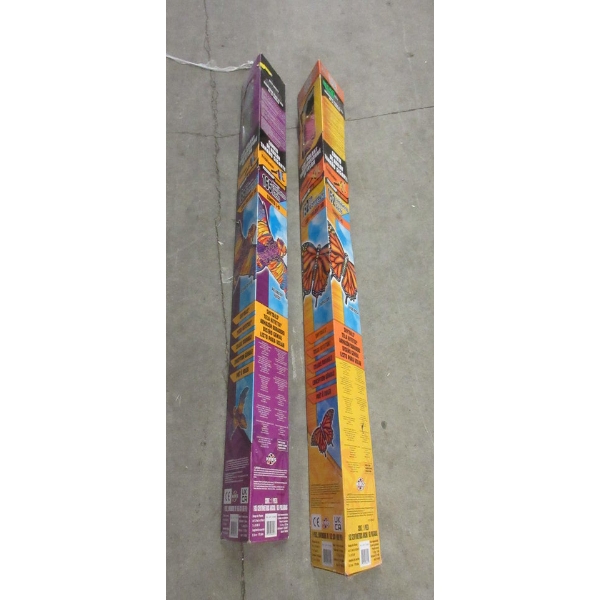 Two 3D 60" Kites  - Firebird and Butterfly