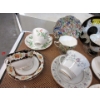 Image 2 : 9 Vintage Tea Cup & Saucer Sets - Preowned