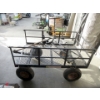 Image 1 : Metal Garden/Utility Cart - 30" x 47" x 28" tall