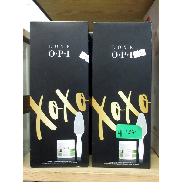 4 New Love OPI XOXO Foot Sugar Scrub