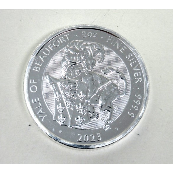 2 Oz .9999 Silver Yale of Beaufort Coin 