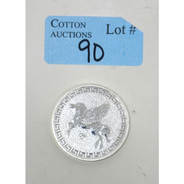 1 Oz .999 Silver 2022 Pegasus Coin 