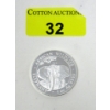 Image 1 : 1 Oz .9999 Silver 2021 African Wildlife Elephant Coin 