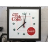 Image 1 : Electric Coca-Cola Wall Clock - 17" x 17"