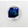 Image 2 : 1 Oz+ .9999 Silver 2017 Star Trek: Borg Colourized Coin 