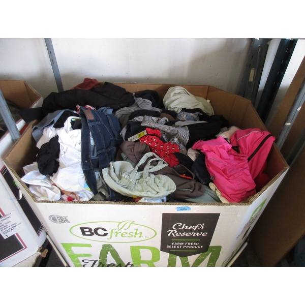 Skid of Overstock & Customer Return Clothing - As Is