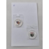 Image 1 : 2 x .9999 Silver Canadian Heraldic Emblems of Canada Coins