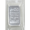 Image 1 : 1 Oz .999 Silver Johnson Matthey Bar 