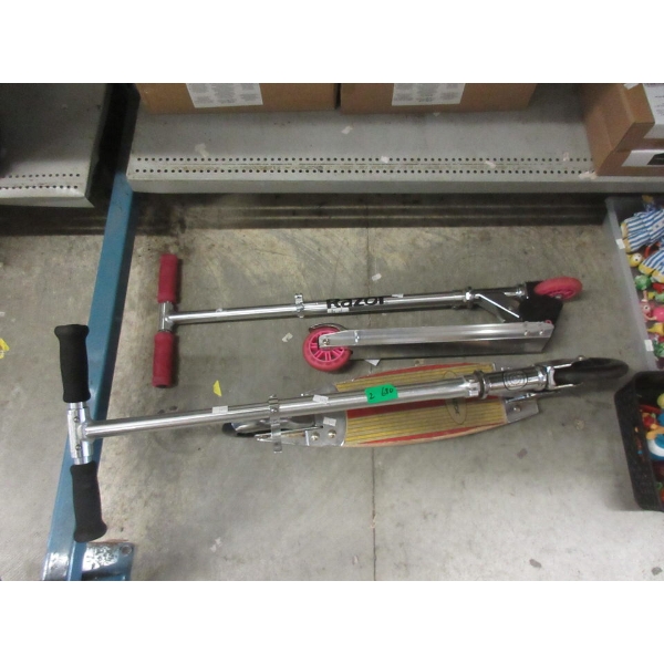 2 Razor Scooters - Pre-owned. As is. 