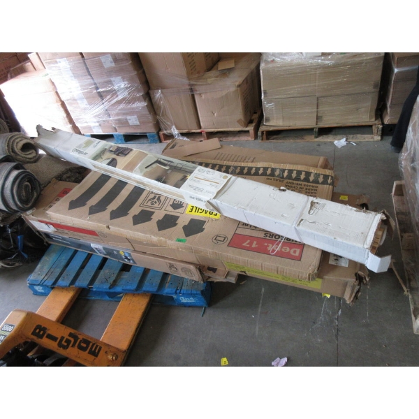Skid of Assorted Flat Pack Furniture 