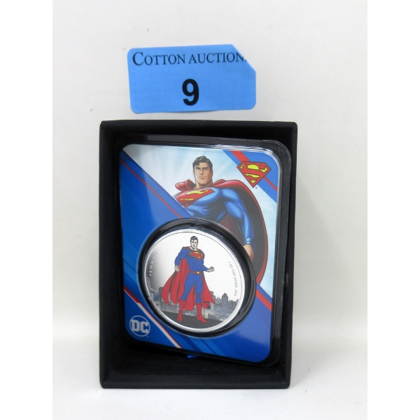 1 Oz .999 Silver 2024 SUPERMAN DC Coin 