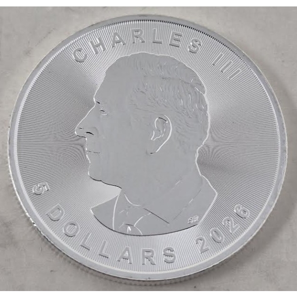1 Oz .9999 Silver 2026 Canada Maple Leaf Coin 
