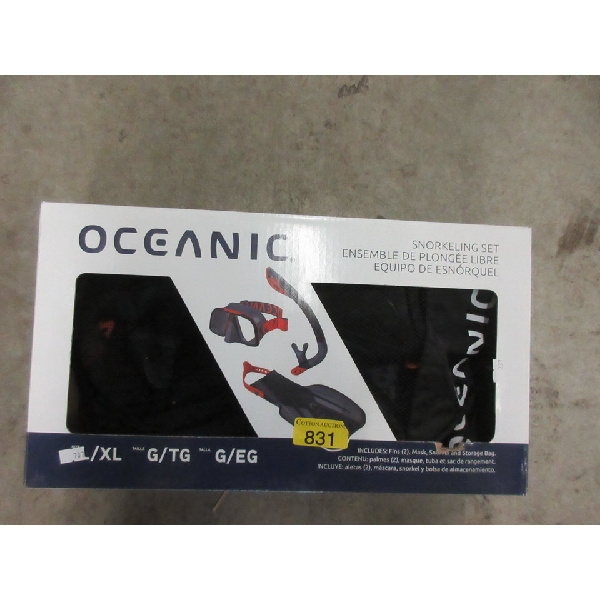 Oceanic Snorkeling Set - Size L/XL 