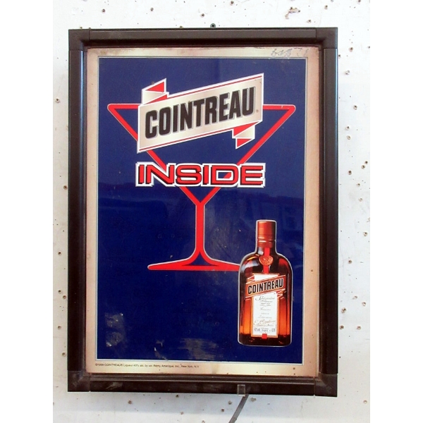 1999 Illuminated Cointreau Advertising Sign