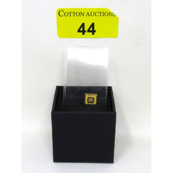 1 Gram .9999 Fine Gold GEIGER Mint Bar 