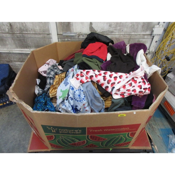 Skid of Overstock & Customer Return Clothing 
