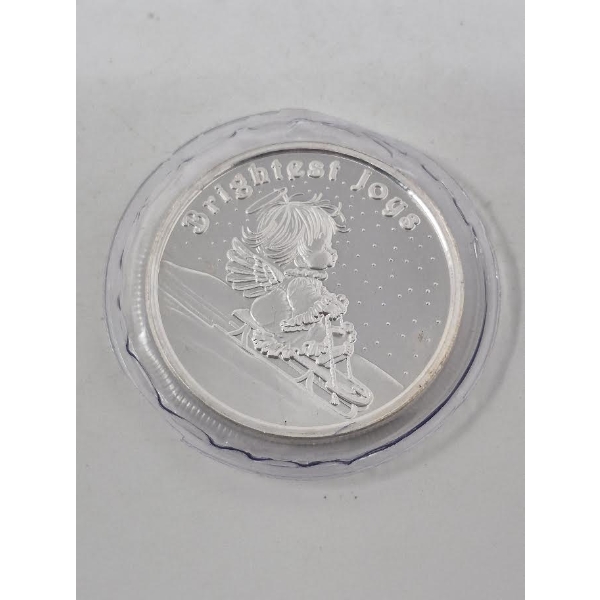 1 Oz .999 Silver Brightest Joys Art Round