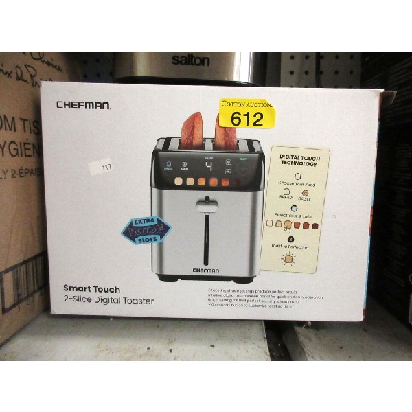 Chefman Smart Touch 2 Slice Digital Toaster