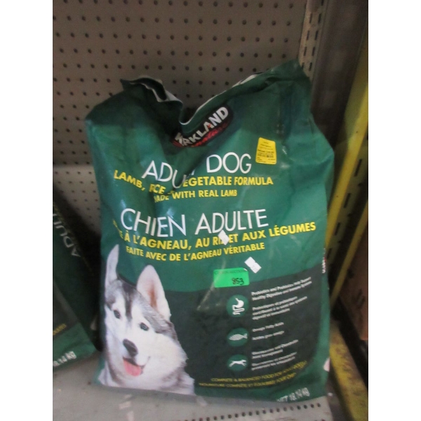 18.14 kg Bag of Kirkland Adult Dry Dog Food