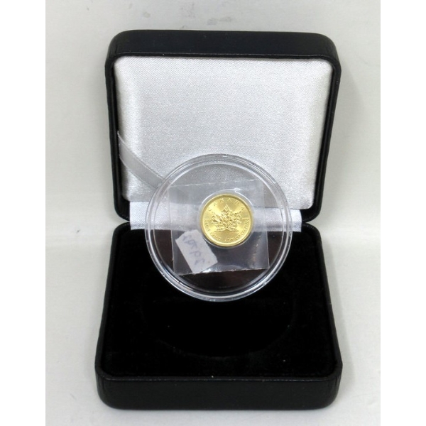 1/10 Oz .9999 Fine Gold Canada Maple Leaf Coin 