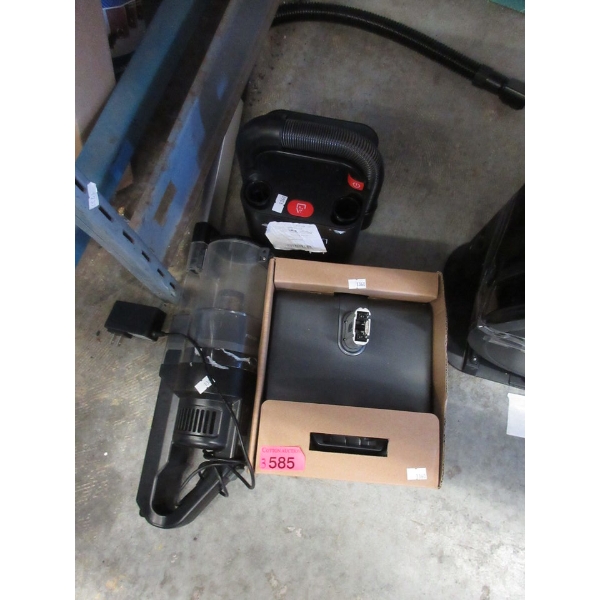 2 Assorted Hand Vacs & 1 Charging Station