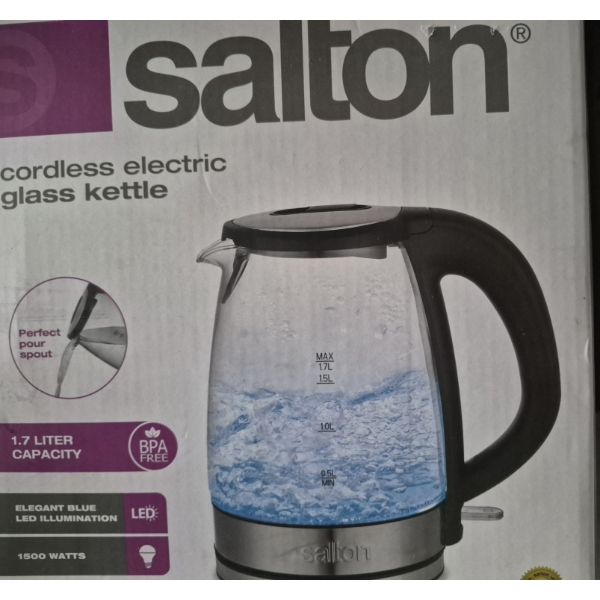 Customer Return - Salton Cordless Electric Kettle