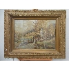Image 2 : 2 Large Framed Vintage Landscape Prints