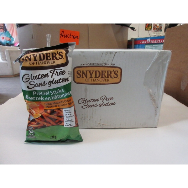 Case of Snyder's Pretzel Sticks - Honey Mustard & Onion
