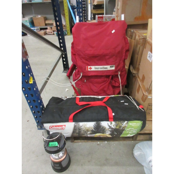 Coleman Henley 8 Person Tent & Duracell Lantern