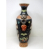 Image 2 : Vintage Hand Painted Asian Vase - 6" x 9" x 16" tall