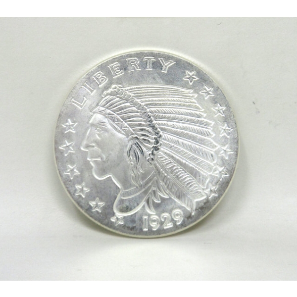 1 Oz .999 Silver Indigenous/Liberty Round 