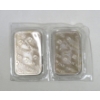 Image 2 : Uncut 2 x 1/2 Oz .999 Silver Pan American Bars 