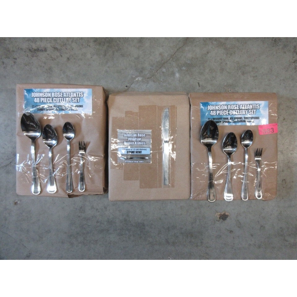 3 Packs of Assorted New Flatware & Cutlery