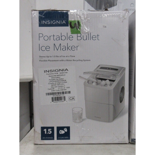 Insignia Portable Bullet Ice Maker