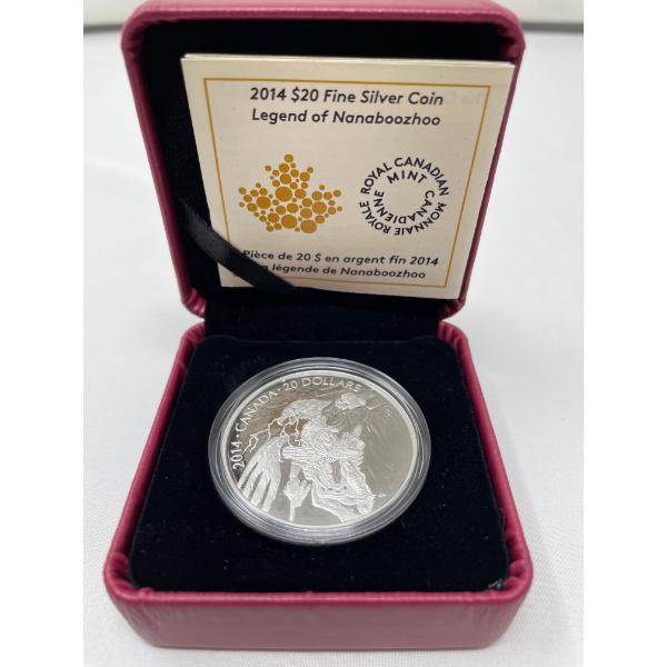 2014 .9999 Silver 1 Oz Legend of Nanaboozhoo Coin 