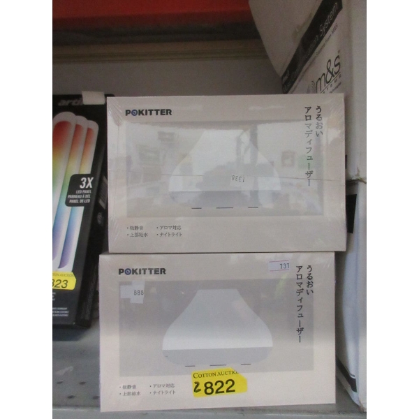 2 New Pokitter Ultrasonic Aroma Diffusers