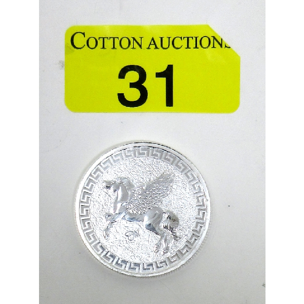 1 Oz .999 Silver 2023 Pegasus Coin 
