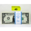 Image 1 : 100 x $1 USD Uncirculated Federal Reserve Bundle 