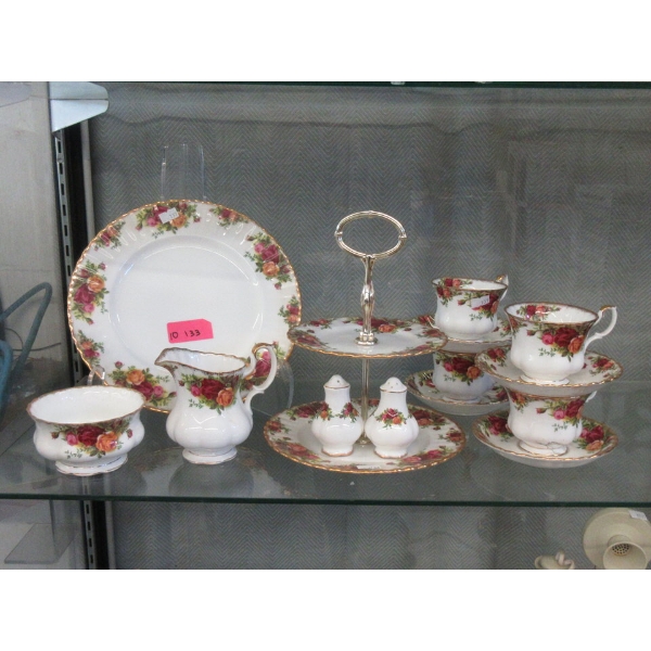 10 Royal Albert "Old Country Roses" Serve Ware