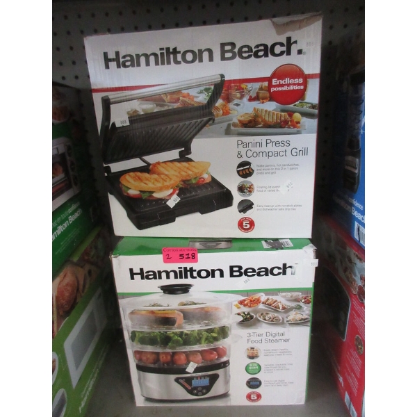 Hamilton Beach Food Steamer & Panini Press