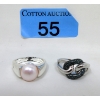 Image 1 : 2 x Sterling Silver Estate Rings 